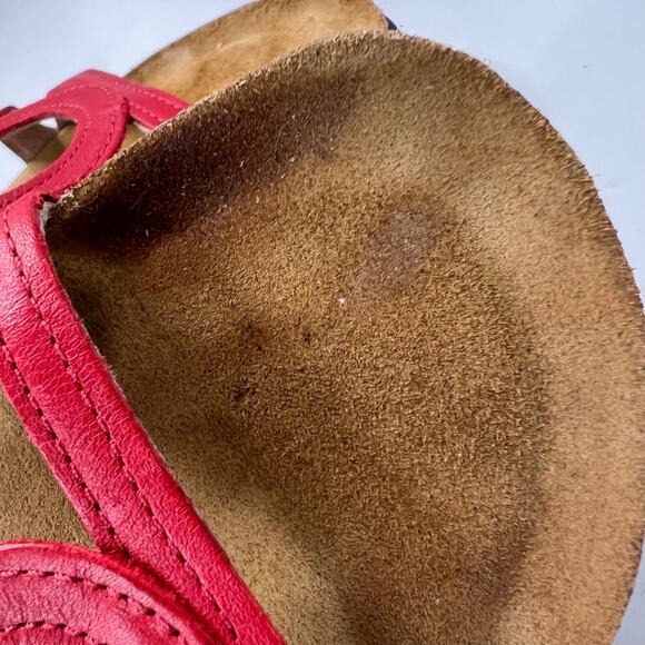 Naot Dorith Strappy Comfort Flat Sandal Leather Kiss Red Women's US 10 EU 41 - Picture 9 of 11